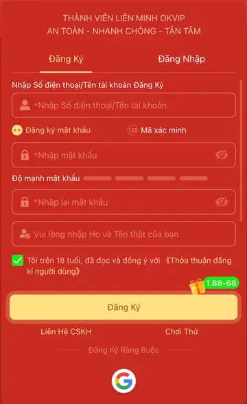ĐĂNG KÝ 68WI